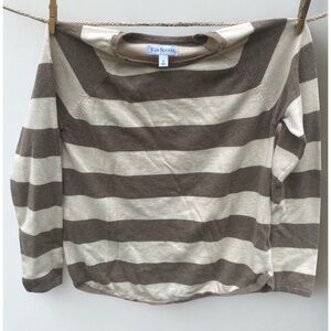 Kim Rogers Neutral Tones Cotton Sweater